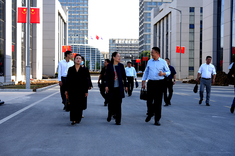 市政協(xié)常委、民革阜陽市委專職副主委鮑梅等一行蒞臨豪家集團(tuán)